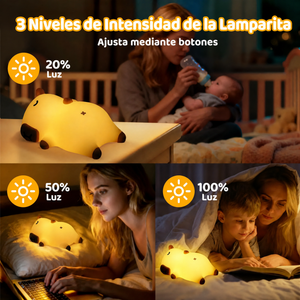 Lámpara Squishy de Silicona — Tito, Capibara