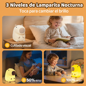 Lámpara Squishy de Silicona — Pipo, Capibara