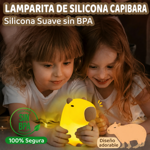 Lámpara Squishy de Silicona — Pipo, Capibara