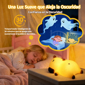 Lámpara Squishy de Silicona — Tito, Capibara