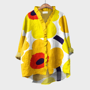 Blusa Imelda · Lino ligero de aire mediterráneo