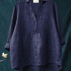 Blusa Lucinda · De lino, fresca y favorecedora