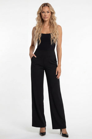 Pantalón Clara · De vestir con cintura elástica