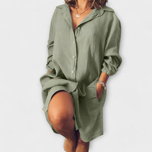 Blusa Nidia · Casual de lino