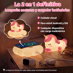 Lámpara Squishy de Silicona — Estrella, Unicornio