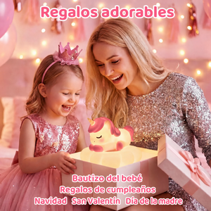 Lámpara Squishy de Silicona — Estrella, Unicornio