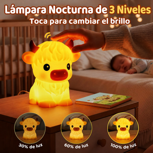 Lámpara Squishy de Silicona — Daisy, Vaquita Highland
