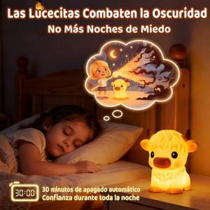 Lámpara Squishy de Silicona — Daisy, Vaquita Highland