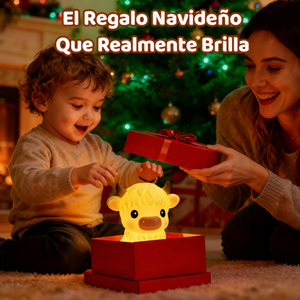 Lámpara Squishy de Silicona — Daisy, Vaquita Highland