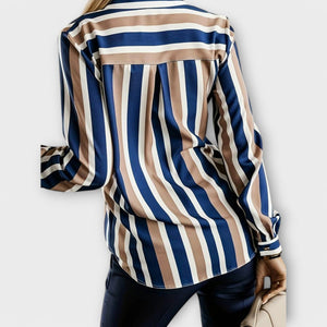 Blusa Mayte · Casual às rayas