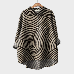 Blusa Hortensia · Lino colorido y elegante