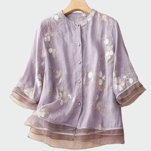 Camisa Andrea · Bordada