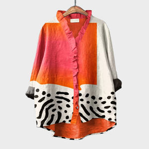 Blusa Guadalupe · De lino, ligera y veraniega