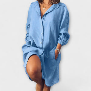 Blusa Nidia · Casual de lino