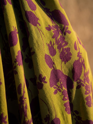 Vestido Palmira · Maxi floral de caída fluida