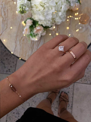 Pulsera Alejandra · De brillo sutil