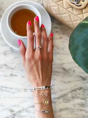Pulsera Alejandra · De brillo sutil
