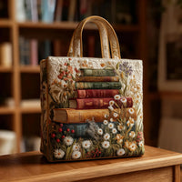 Bolso acolchado artesanal - Motivo Floral