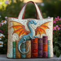 Bolso acolchado - Dragón Esmeralda, Guardián de los Libros