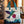 Bolso acolchado - Colibrí y Flor Blanca