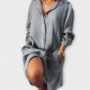 Blusa Nidia · Casual de lino