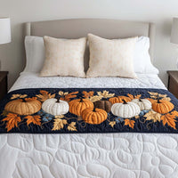 Camino de Cama Acolchado – Días de Calabaza