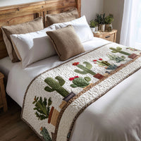 Camino de Cama Acolchado – Jardín de Cactus
