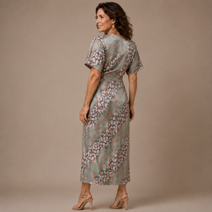 Vestido Dalia · Midi cobre de primavera