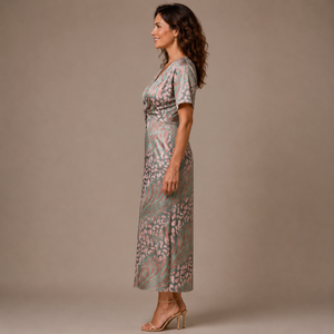 Vestido Dalia · Midi cobre de primavera
