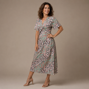 Vestido Dalia · Midi cobre de primavera