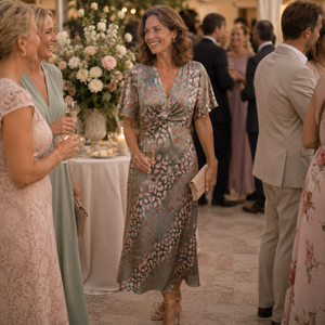 Vestido Dalia · Midi cobre de primavera