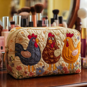 Neceser acolchado · Encanto de Gallinas