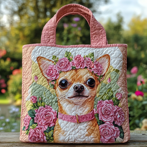 Bolso acolchado · Chihuahua radiante