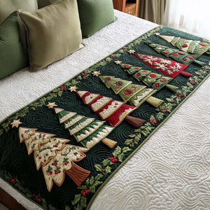 Camino de Cama Acolchado – Magia de Navidad