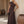 Vestido Pastora · Largo fluido en tono marrón