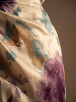 Vestido Sancha · Largo de escote en V