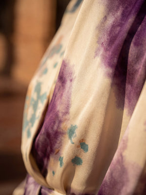 Vestido Sancha · Largo de escote en V