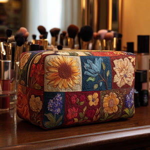Neceser acolchado · Parche Floral
