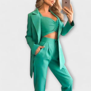 Conjunto Alondra · De blazer de tres piezas