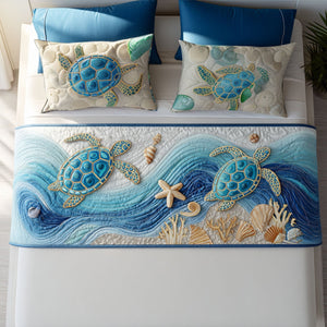 Camino de Cama Acolchado – Tortugas Marinas
