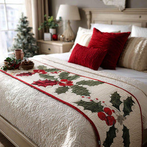 Camino de Cama Acolchado – Espíritu de Navidad