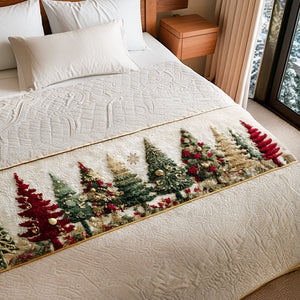Camino de Cama Acolchado – Bosque de Noel