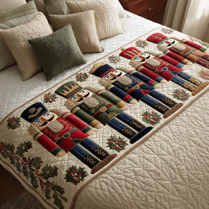 Camino de Cama Acolchado – Magia de Navidad