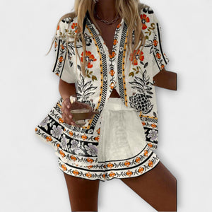Vestido Cruz · Floral ligero de verano