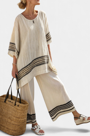 Conjunto Felicidad · Elegante lino bambú
