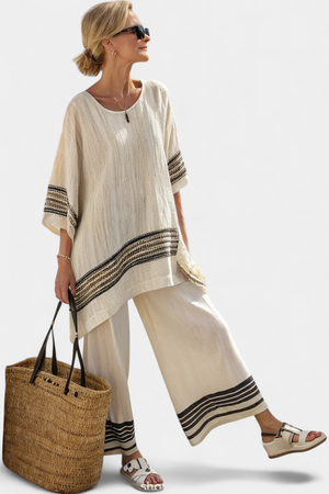 Conjunto Felicidad · Elegante lino bambú