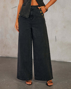 Felicia | Conjunto em denim elegante