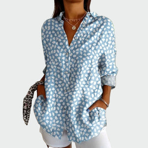 Camisa Edelmira · Estilosa de estampado floral