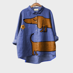 Blusa Itziar · De lino, fresca y favorecedora