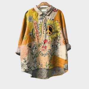 Blusa Ofelia · De lino, fresca y favorecedora
